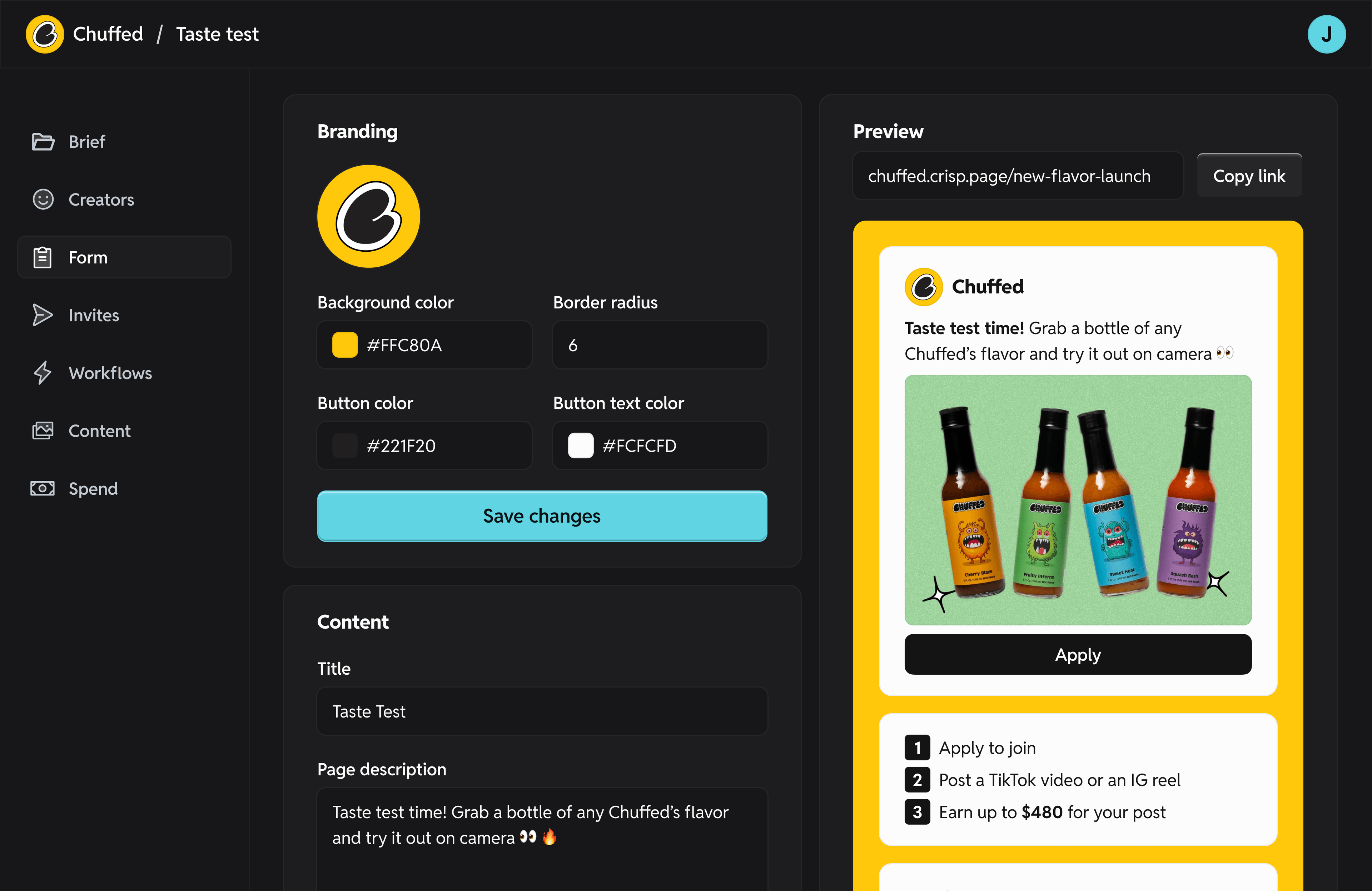 Portfolio project preview
