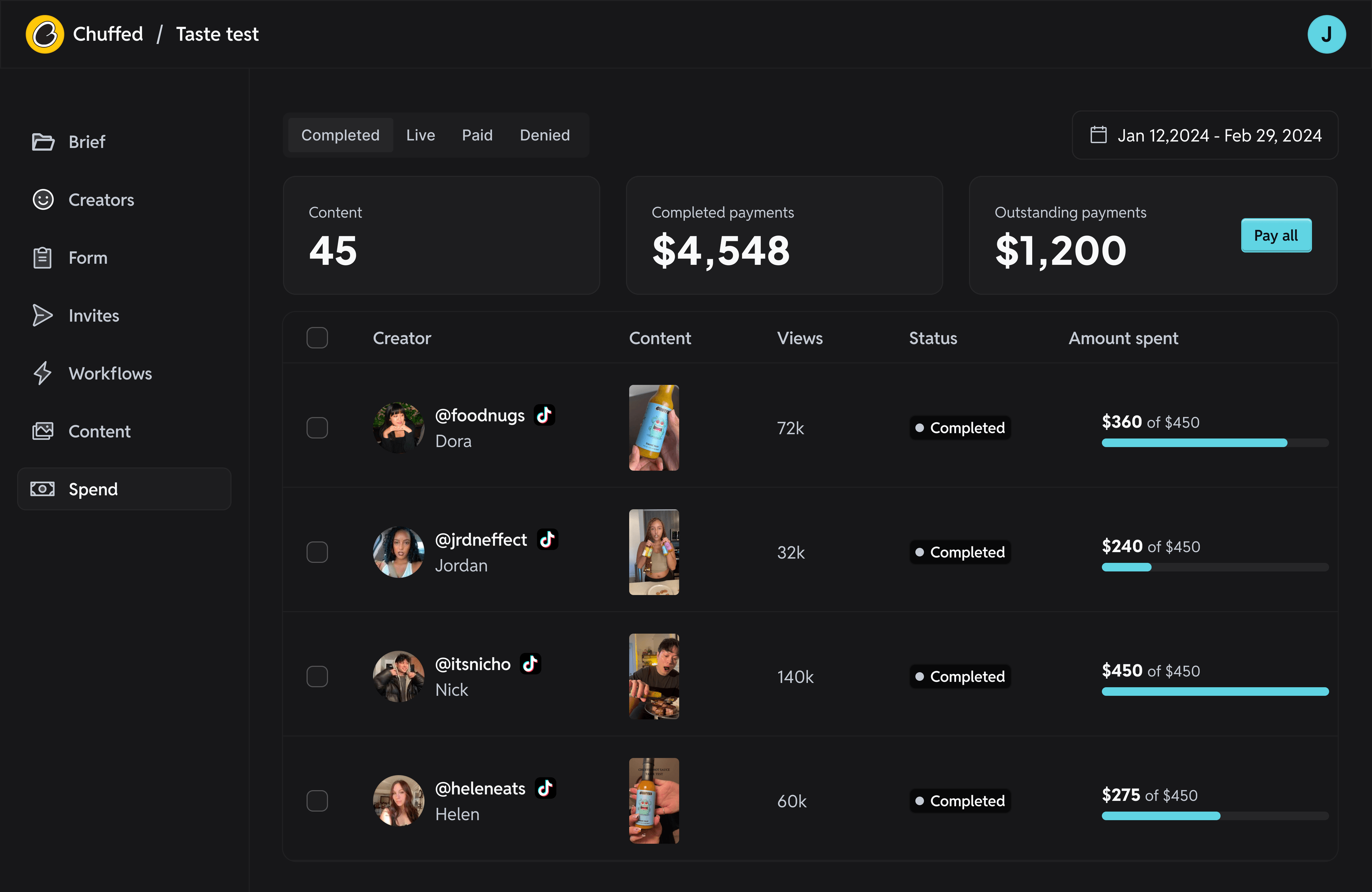 Portfolio project preview